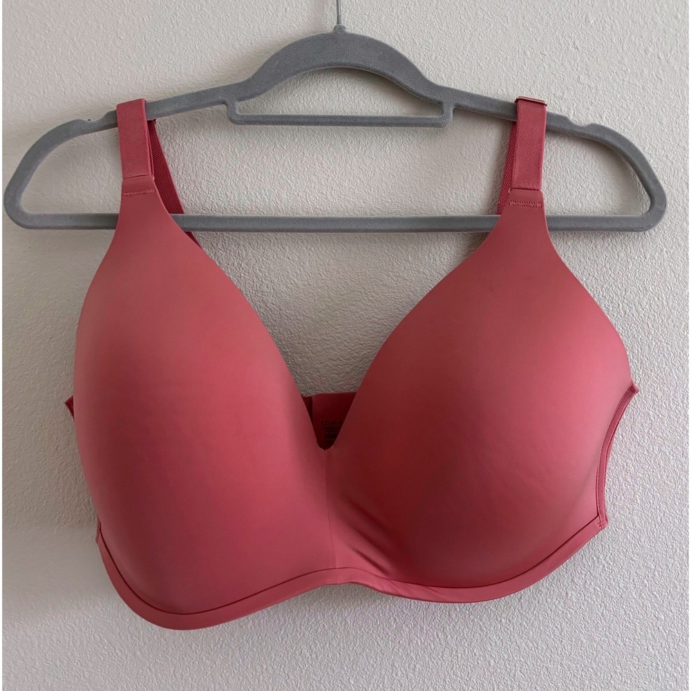 Soma Bra 38DDD Vanishing 360 Full Coverage Mauve Wireless Back Closure Minimal